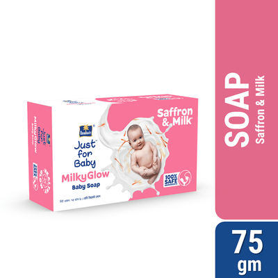Parachute Just for Baby - Milky Glow Saffron & Milk Soap 75 gm (MRP: 110tk)_img_0