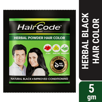 HairCode Egypt Herbal Hair Color (Black) 5g	(MRP: 18tk)_img_0