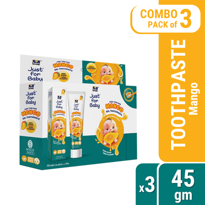 Parachute Just for Baby - Baby Gel Toothpaste 45g (Mango) - Pack of 3 (MRP: 300tk)_img_0