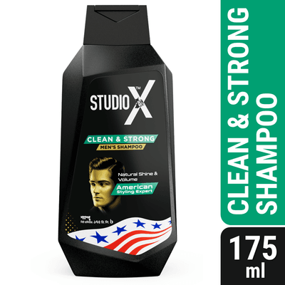 Studio X Clean & Strong Shampoo for Men 175ml (MRP: 270tk)_img_0
