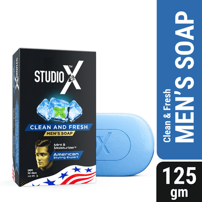 Studio X Clean & Fresh Soap for Men 125gm (MRP: 90tk)_img_0